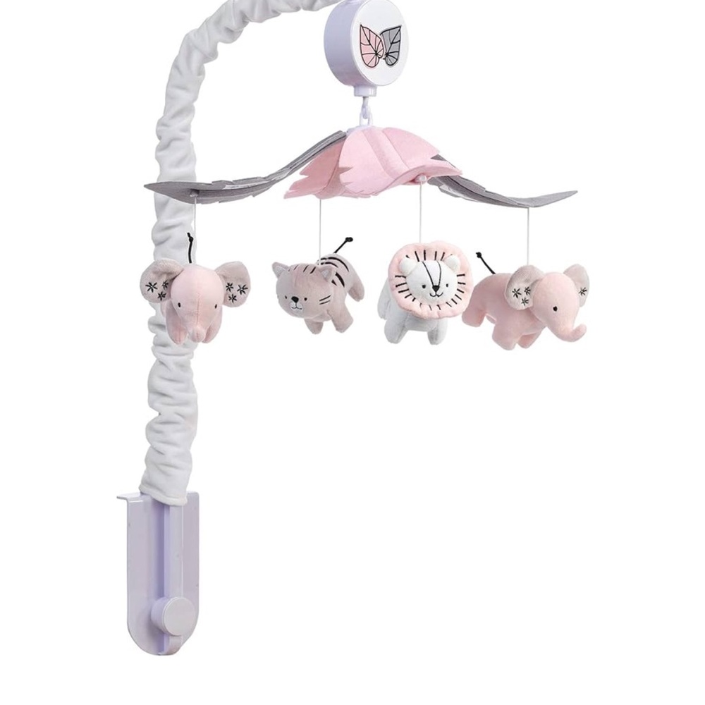 Lambs & Ivy Happy Jungle Musical Baby Crib Mobile